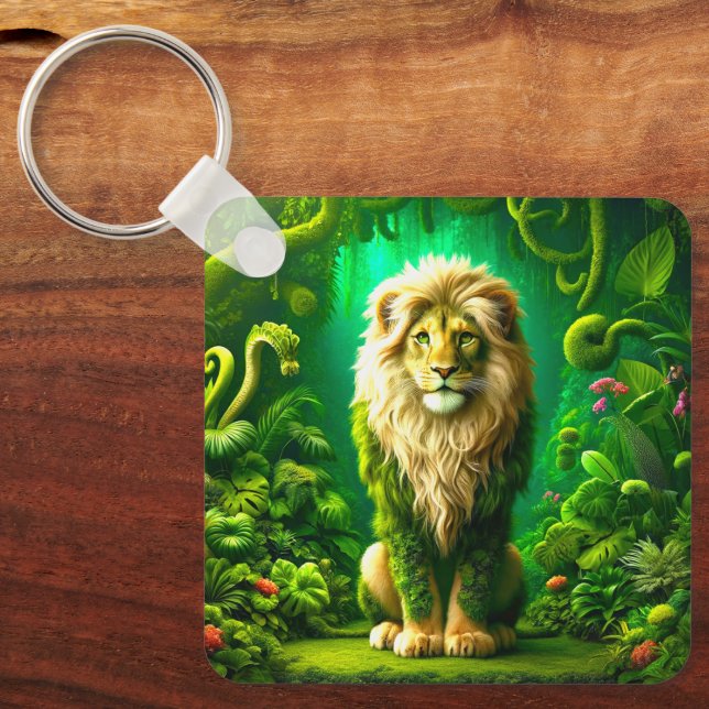 Lion Art Key Ring (Front)