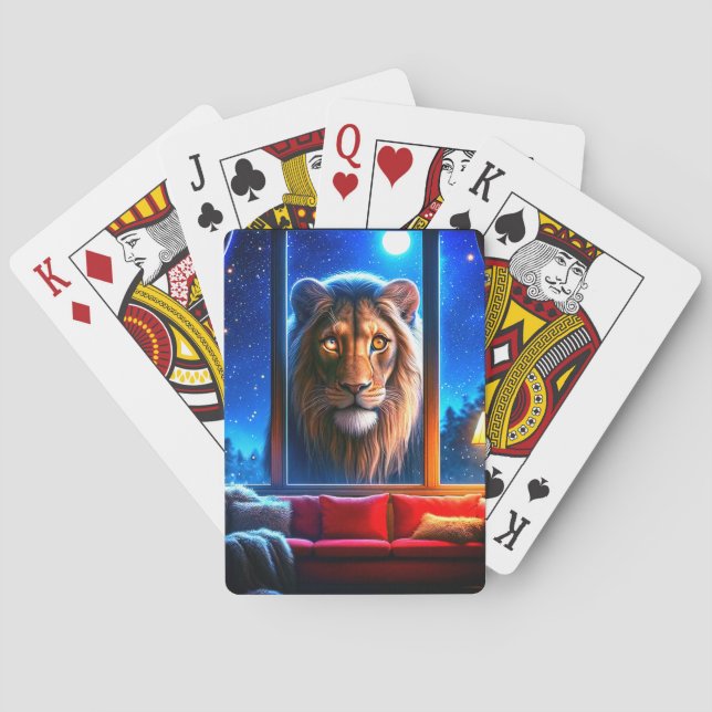Lion Art Playing Cards (Back)