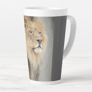 Lion Art Two-Tone Coffee Mug