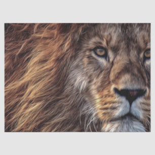 Lion Artistic Beautiful Watercolor Decoupage  Tissue Paper