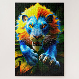 Lion Artwork Jigsaw Puzzle