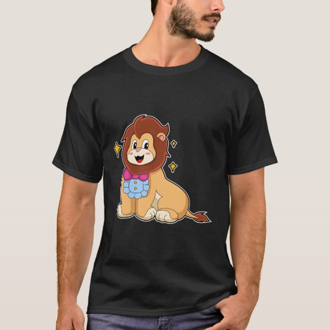 Lion as Gentleman with Tie.PNG T-Shirt (Front)