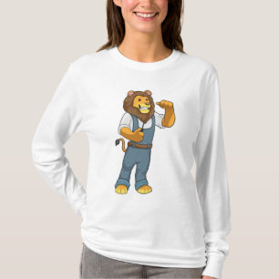 Lion as Handyman Screwdriver T-Shirt