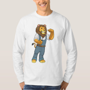 Lion as Handyman Screwdriver T-Shirt