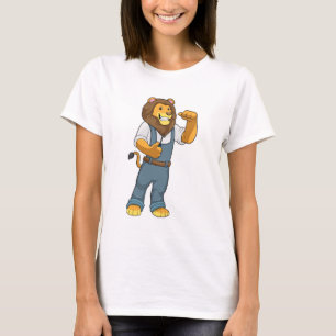 Lion as Handyman Screwdriver T-Shirt