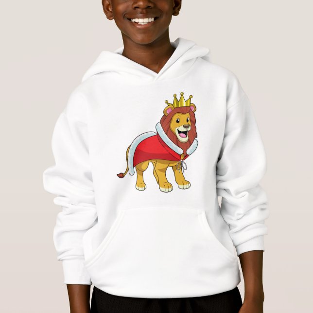 Lion as King with Crown & Cape (Front)