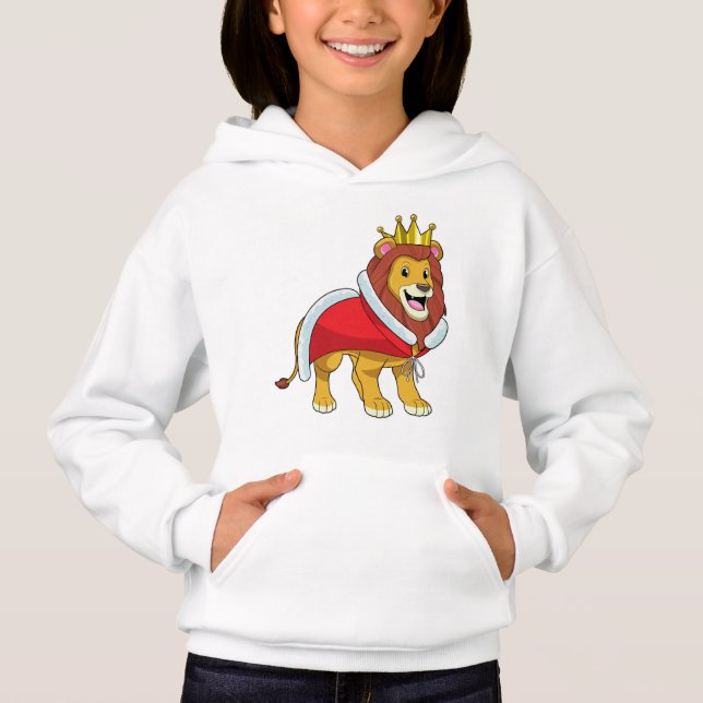Lion as King with Crown & Cape (Front)