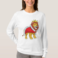 Lion as King with Crown & Cape