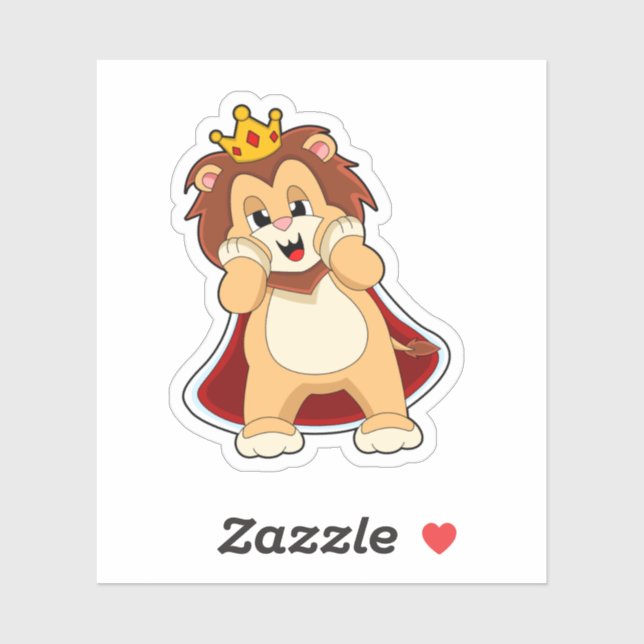 Lion as King with Crown.PNG (Sheet)