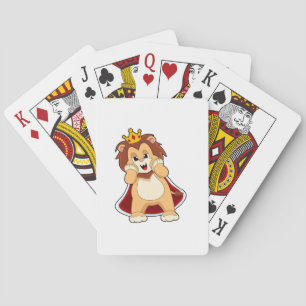 Lion as King with Crown.PNG Playing Cards