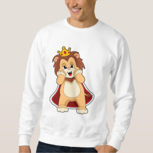 Lion as King with Crown.PNG Sweatshirt