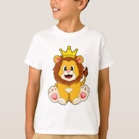 Lion as King with Crown