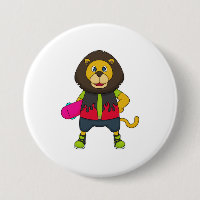Lion as Skater with Skateboard
