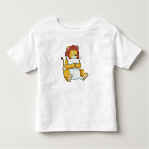 Lion at Sleeping with Pillow Toddler T-Shirt