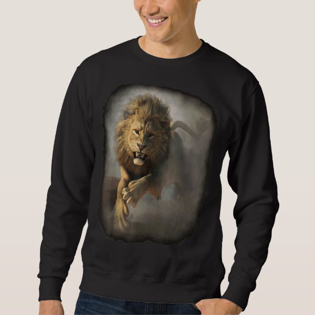 Lion Attack Sweatshirt (Front)