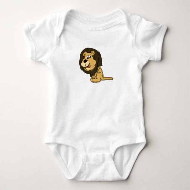 Lion Baby Bodysuit (Front)