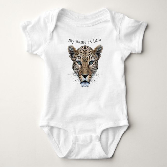 lion baby bodysuit (Front)