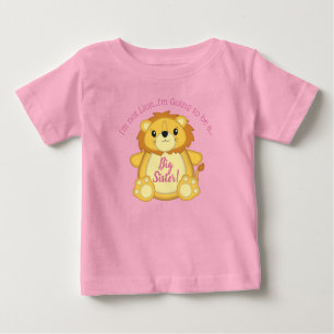 Lion Baby Shower Pink T-Shirt