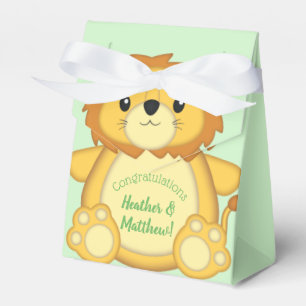 Lion Baby Shower Safari Favour Box