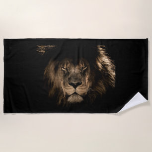 Lion Beach Towel