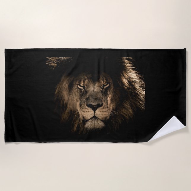 Lion Beach Towel (Front)