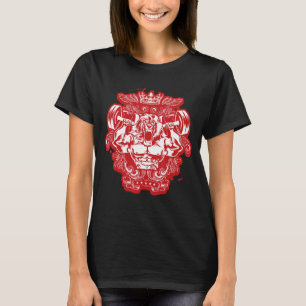 Lion Beast Lifting  Workout Bodybuilding Gym Fitne T-Shirt