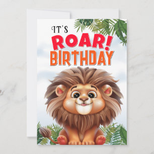 Lion Birthday  Card