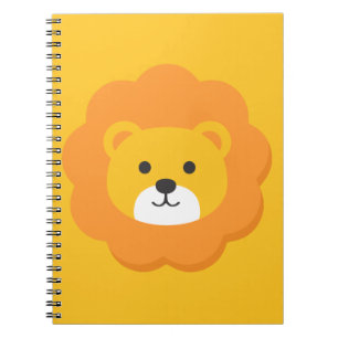 Lion Birthday Kids Art Notebook