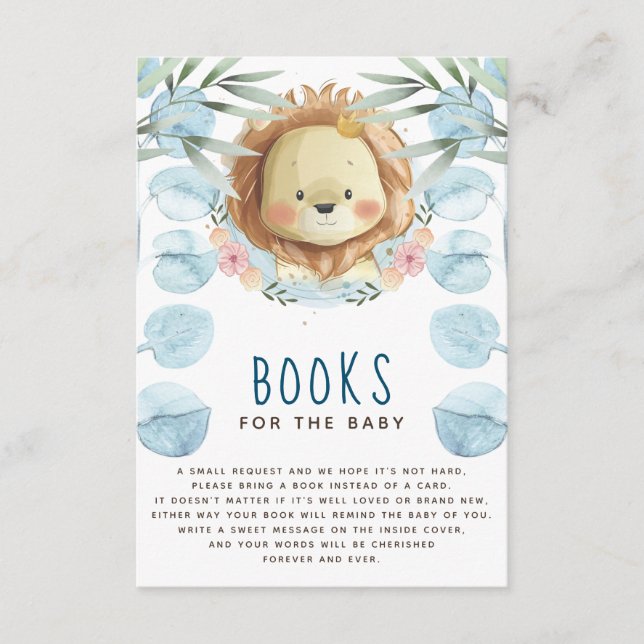Lion Books For the Baby Enclosure Card (Front)