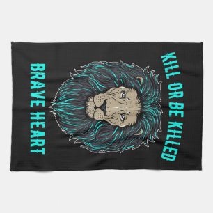 Lion Brave Heart Tea Towel