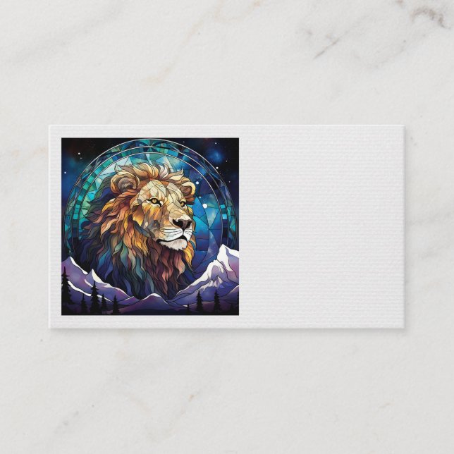 Lion Business Cards (Front)
