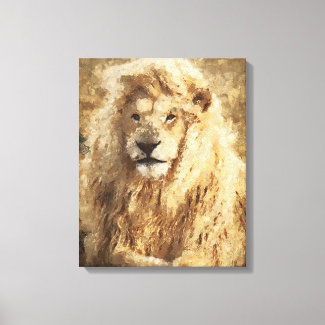 Lion Canvas Print (Front)