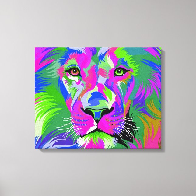 Lion Canvas Print (Front)