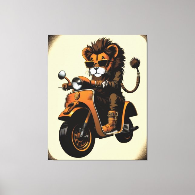 Lion Canvas Print (Front)