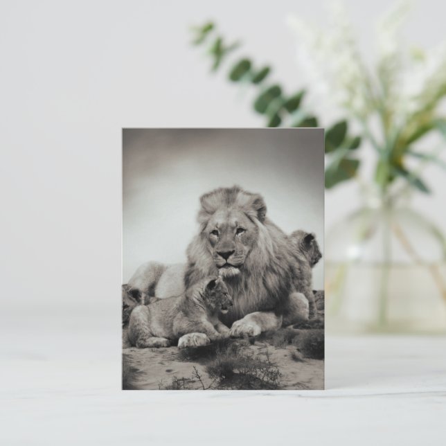 Lion Card (Standing Front)