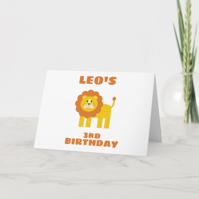 Lion Card (Front)