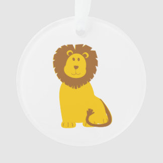 Lion cartoon ornament