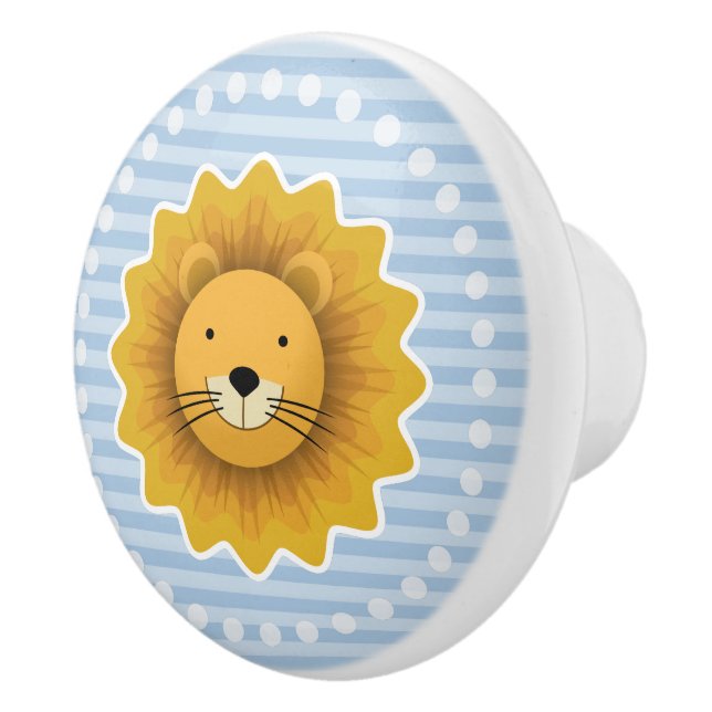 Lion Ceramic Knob (Right)