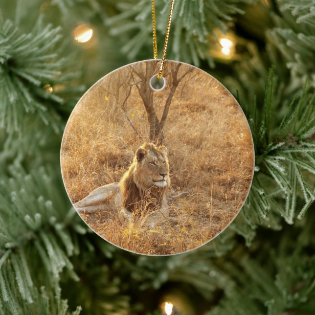 Lion Ceramic Tree Decoration (Tree)