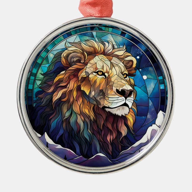 Lion Christmas Ornament (Front)
