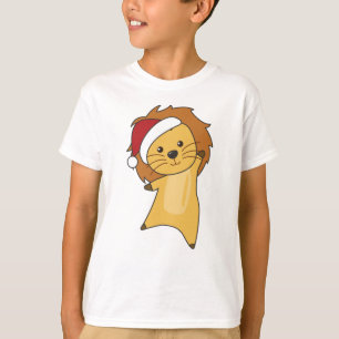 Lion Christmas Snow Winter Animals Lions T-Shirt