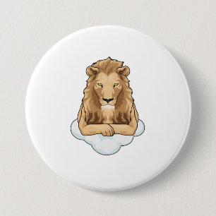 Lion Clouds 7.5 Cm Round Badge
