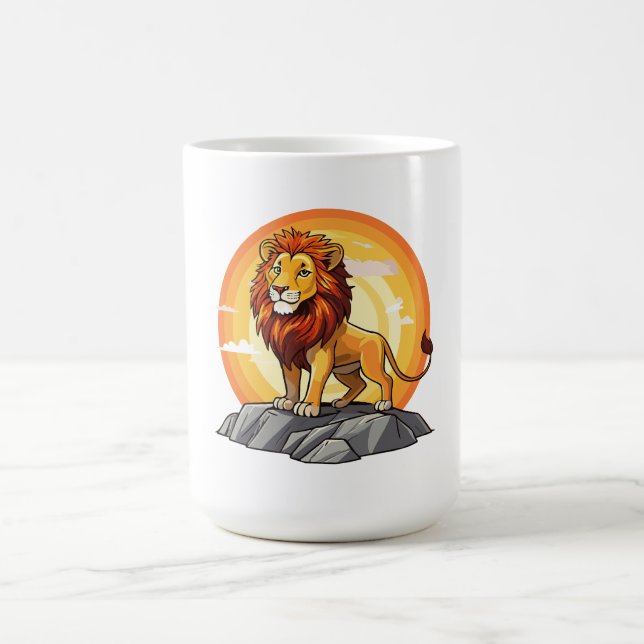 Lion Coffee Mug (Center)