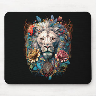 Lion Colourful Lions From Africa Day Of The Mouse Pad