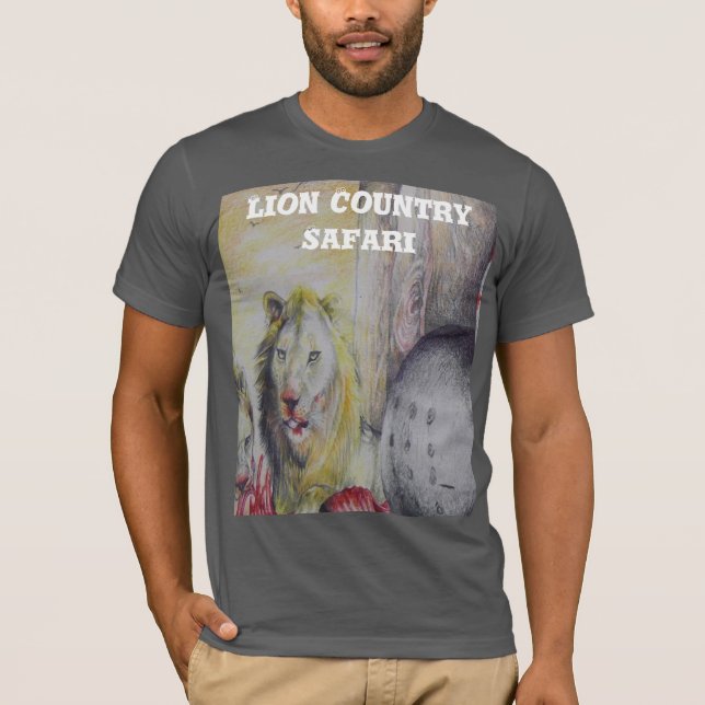 Lion Country Safari Designer Tee Shirt (Front)