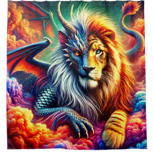 Lion Creature Shower Curtain
