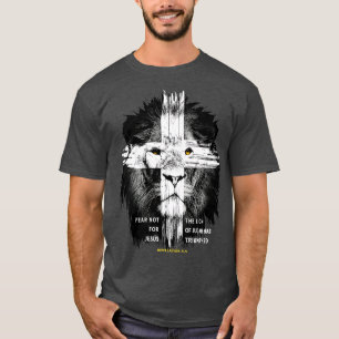 Lion Cross Jesus Christian Lord God Believer T-Shirt