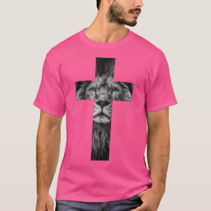 Lion Cross King Lord Jesus Bible Judah T-Shirt