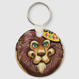Lion Crown Key Ring