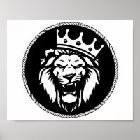 Lion crown roar